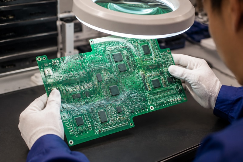 بررسی و تست برد مدار چاپی PCB